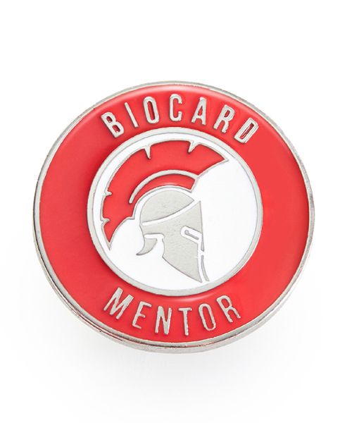 Корпоративный значок для Biocard